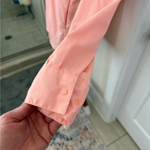 Columbia Light Pink Button-Up Shirt - Picture 6 of 10